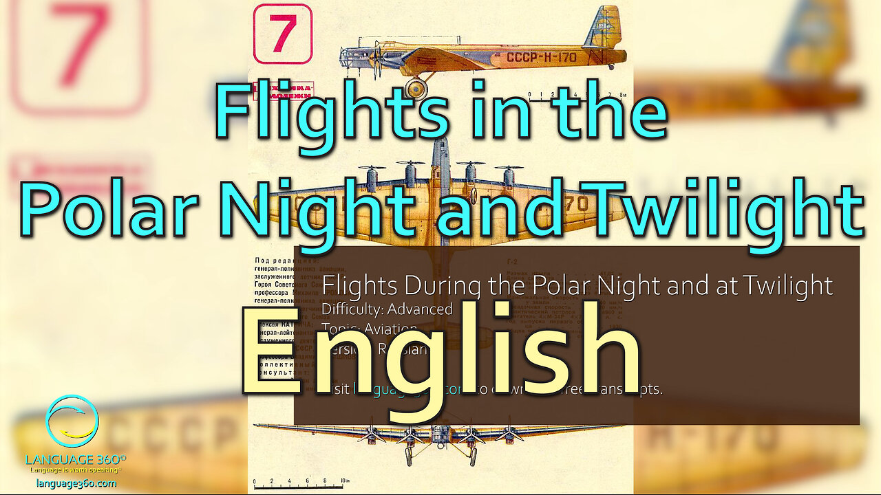 Flights in the Polar Night and at Twilight: English