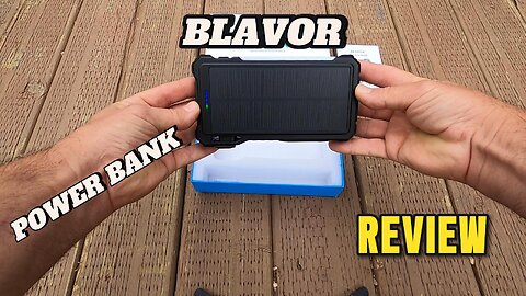 Solar Power Bank Ultimate 20000mAh Portable Charger with Built-in Cables - Review