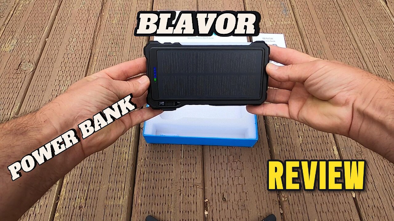 Solar Power Bank Ultimate 20000mAh Portable Charger with Built-in Cables - Review