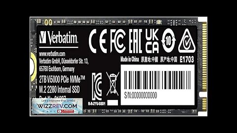 Verbatim 2TB SSD Vi5000 Internal Solid State Hard Drive PCIe NVMe M.2 Review