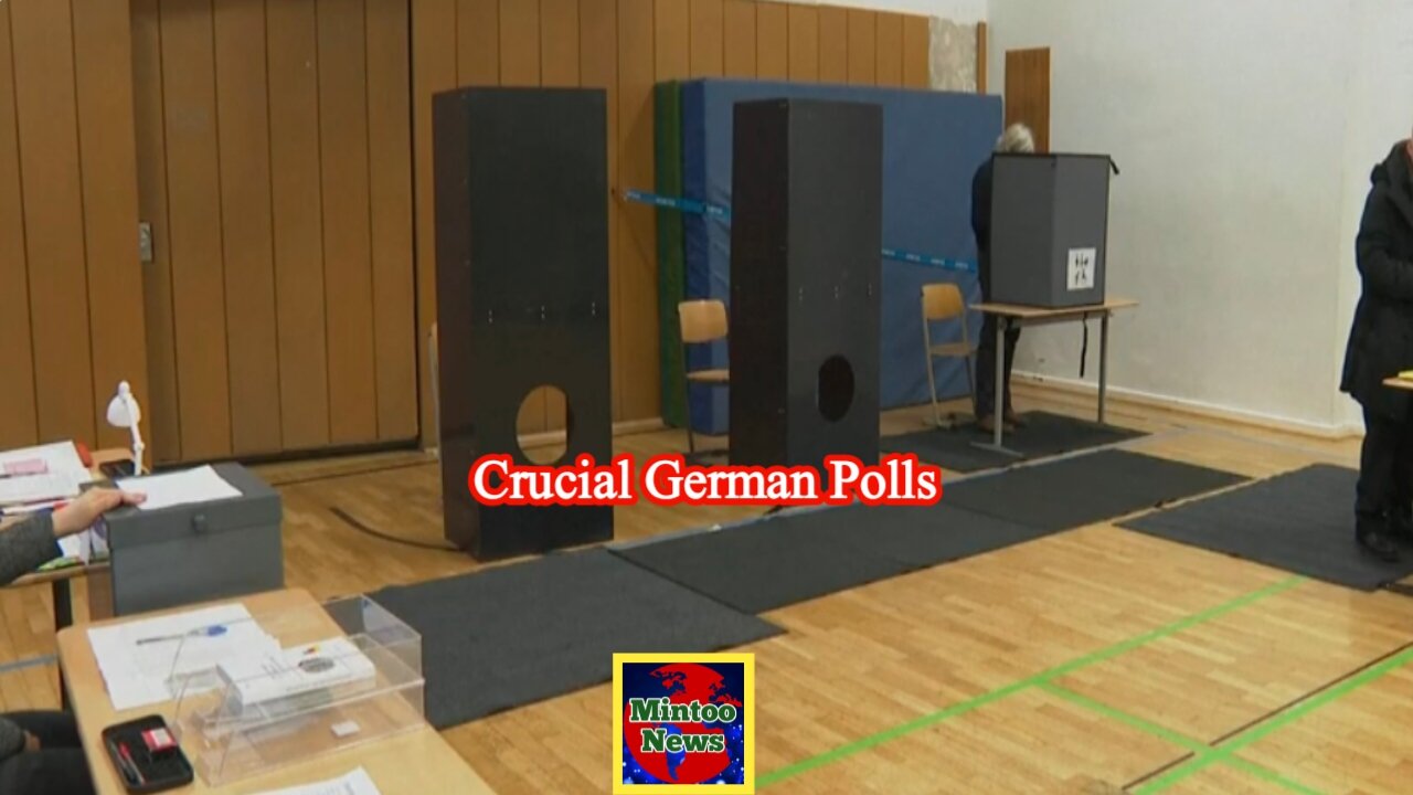 German election: Voting under way after campaign focused on economy and migration