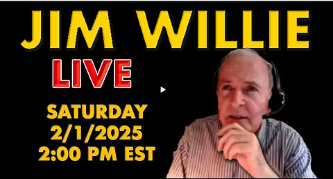 A Discussion With Jim Willie | LIVE SATURDAY 2/1/2025