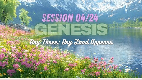 Genesis Chapter 1 with Chuck Missler (Day Three of Creation)