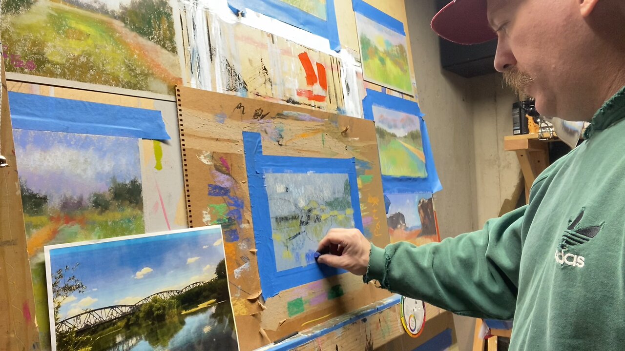 Soft Pastel Drawing Vlog (Part 2) | Relaxing Art Studio Session & Tips