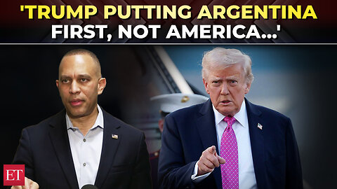 Argentina first, not America...': Jeffries slams Trump for choosing Argentina over SNAP