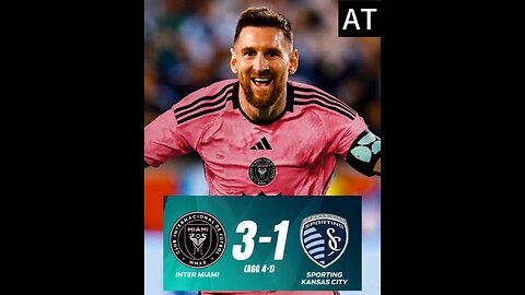 Inter Miami 3 vs 1 Sporting KC