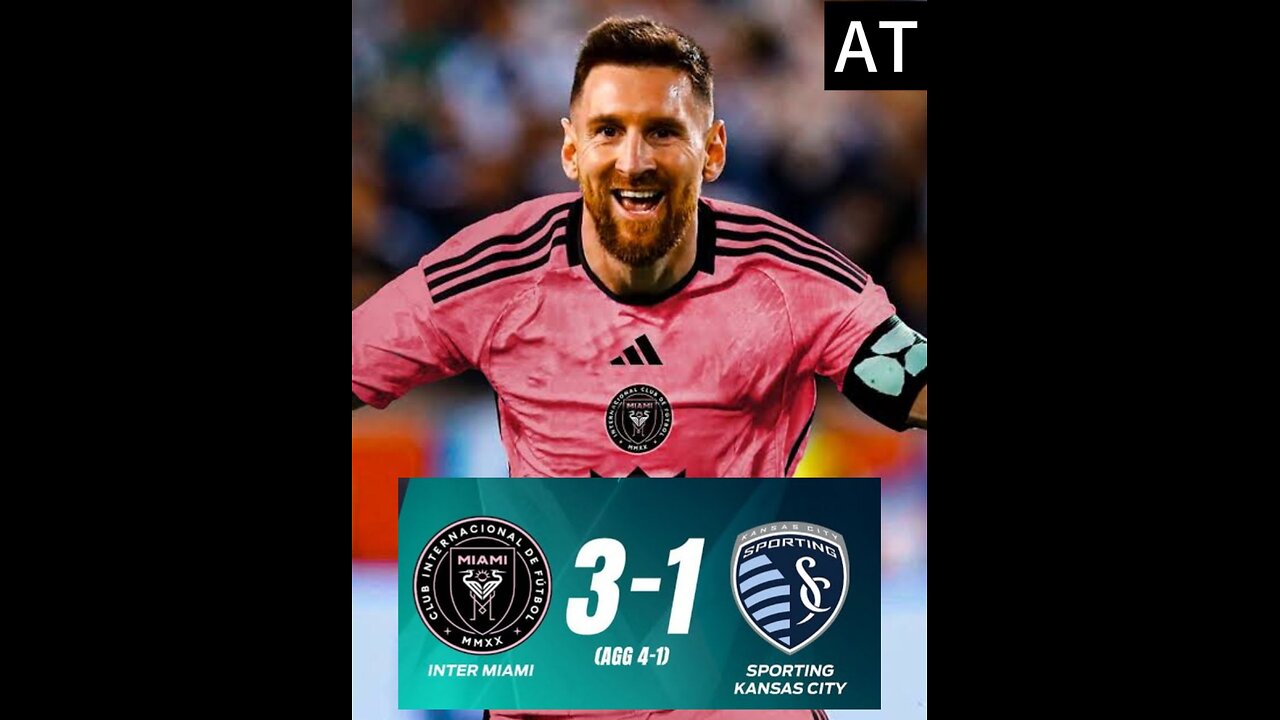 Inter Miami 3 vs 1 Sporting KC