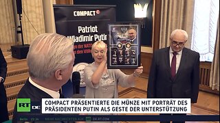 Zum 73. Geburtstag: Magazin "Compact" würdigt Putin mit Sondermünze