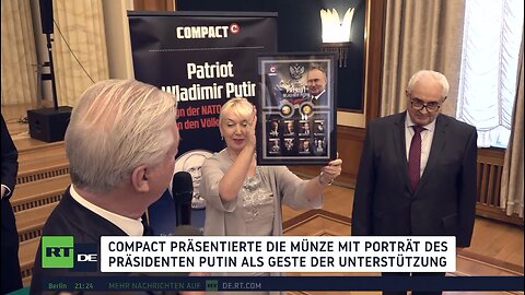 Zum 73. Geburtstag: Magazin "Compact" würdigt Putin mit Sondermünze