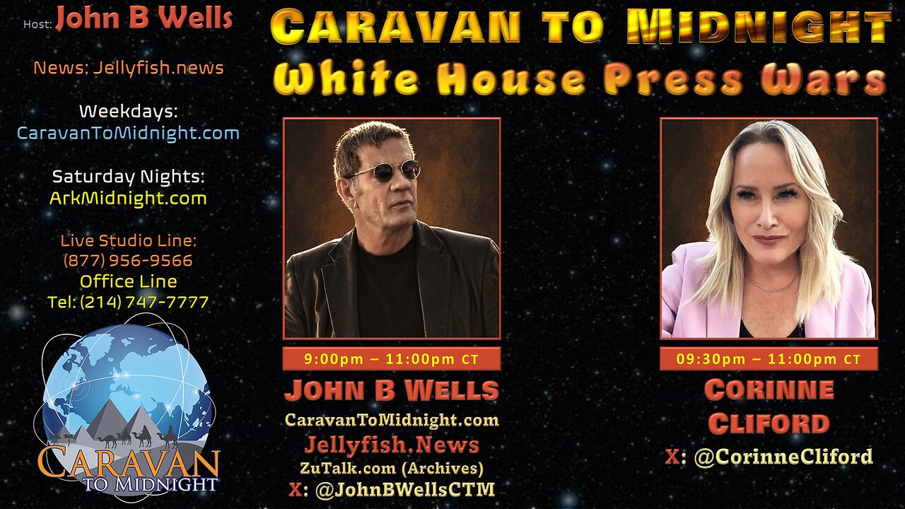 White House Press Wars - John B Wells LIVE