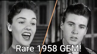 Ricky Nelson & Lorrie Collins – “Just Because” (1958) Portrait Format