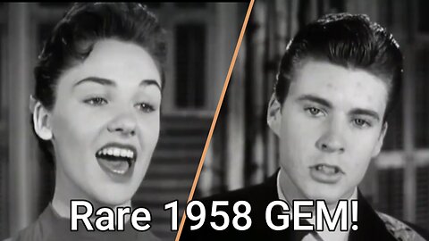 Ricky Nelson & Lorrie Collins – “Just Because” (1958) Portrait Format