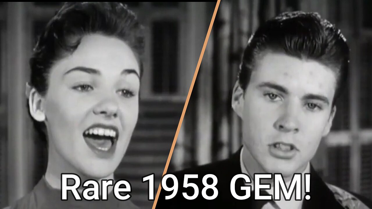 Ricky Nelson & Lorrie Collins – “Just Because” (1958) Portrait Format