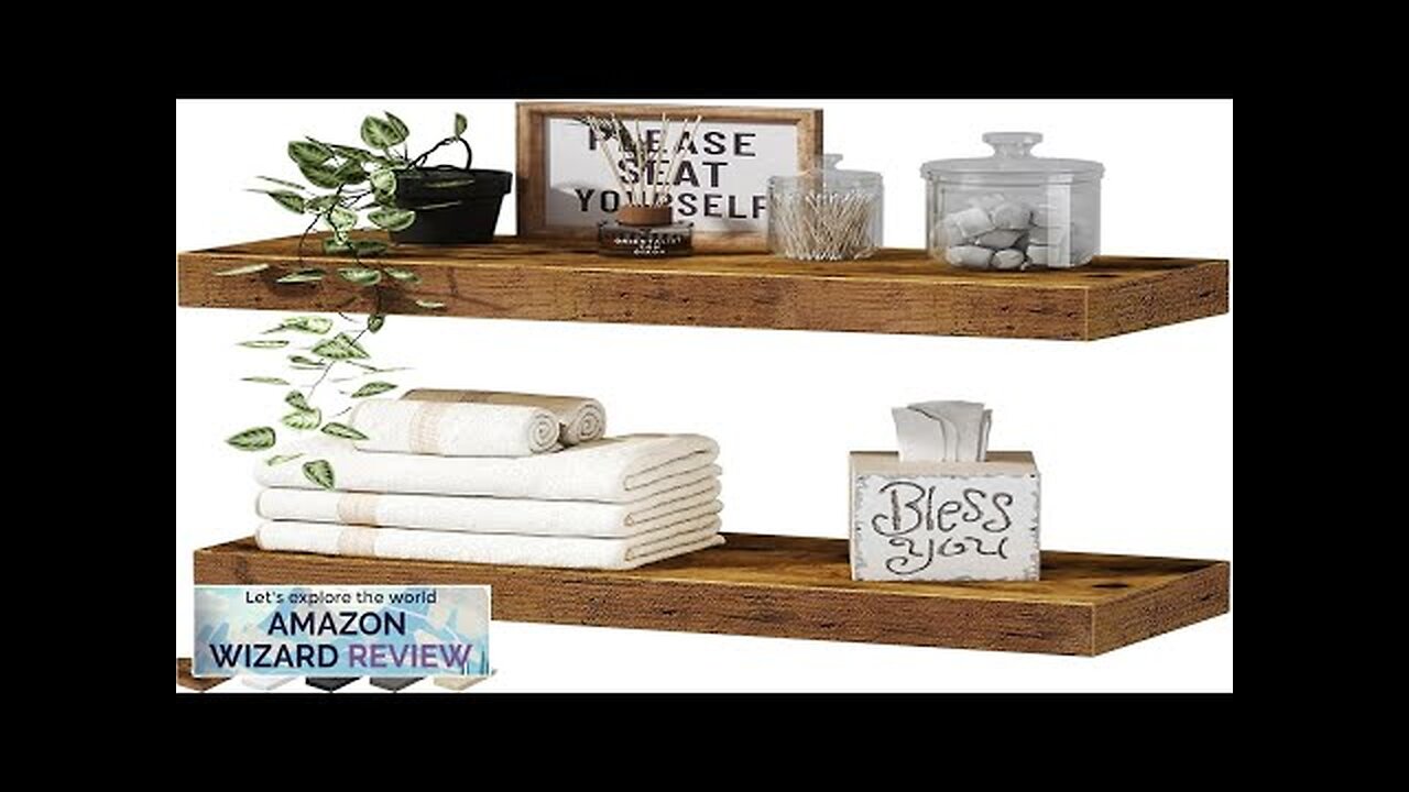 QEEIG Bathroom Floating Shelves for Wall Shelf Over Toilet Small Wall Review