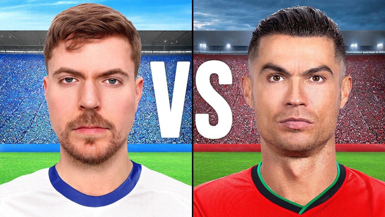 Beat Ronaldo, Win $1,000,000 || Mr Beast