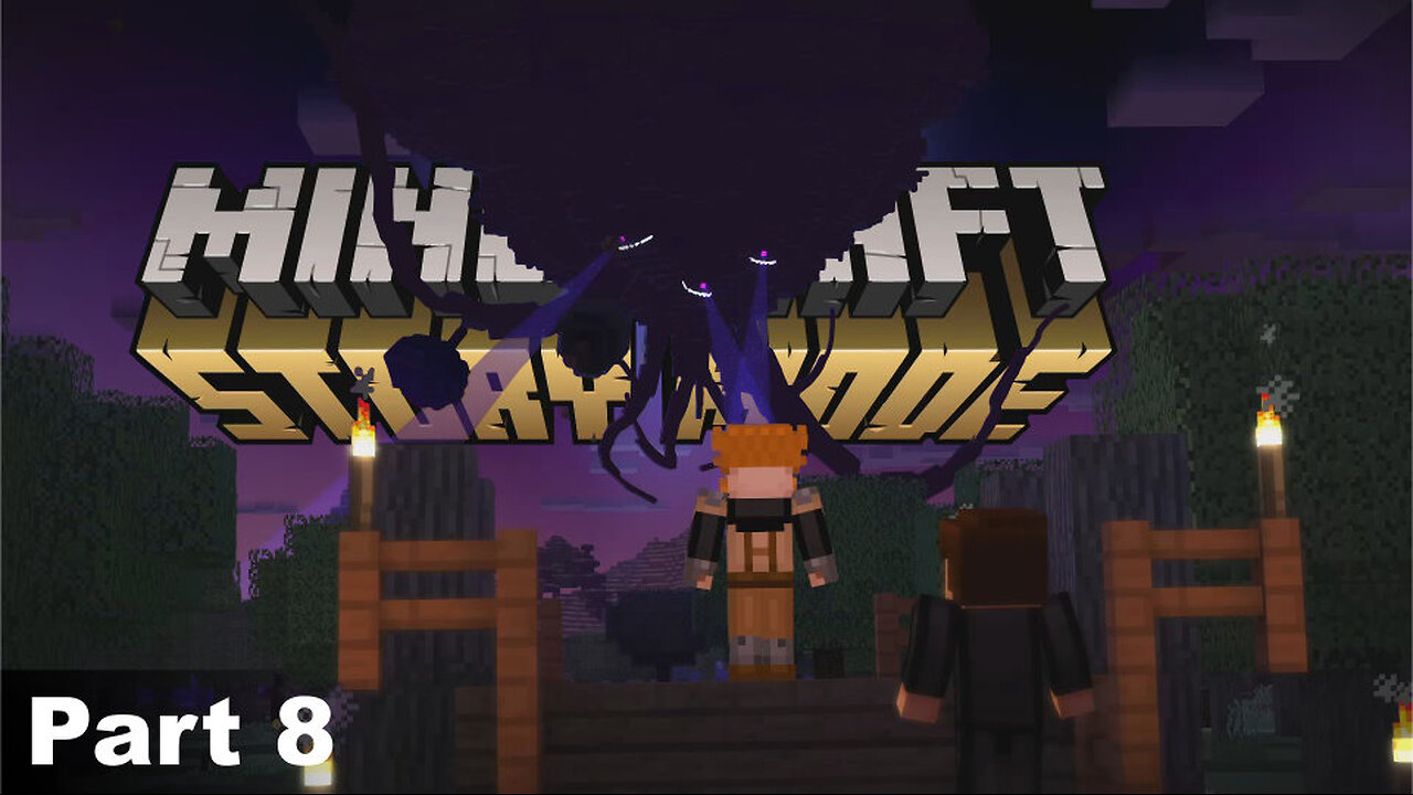 Escape and F-Bombs - Minecraft Storymode: Part 8 [No Commentary]