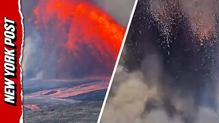 Kilauea eruption blasts lava over 1,000 feet and obliterates live camera