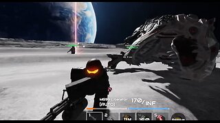 Fighting Robot Dinosaurs on the Moon