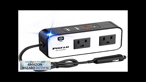 200W Car Power Inverter PiSFAU DC 12V to 110V AC Car Plug Review