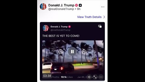 POTUS Posts This Again: The Best Is Yet To Come! Hold The Line!