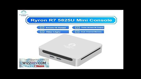 GenMachine New AMD Ryzen 7 5825U Windows 11 MINI PC DDR4 16/32GB Review