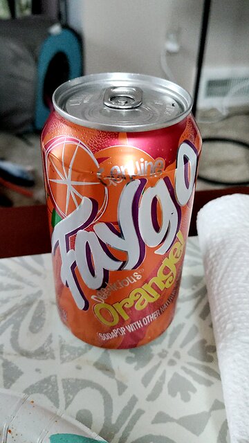 Drinking Faygo Orange, Dbn, MI, 1/17/26
