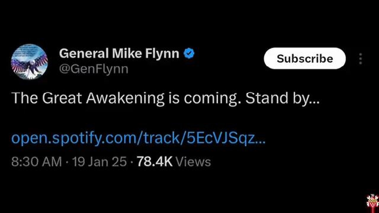 The Great Awakening Is Coming. Stand by... (Jan 19 2025)