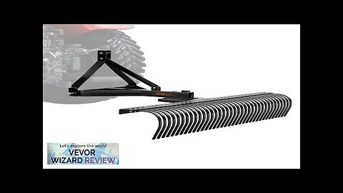 VEVOR Tow Behind Dethatcher 72-inch Tow Dethatcher with 36 Steel Tines 3-Point Review