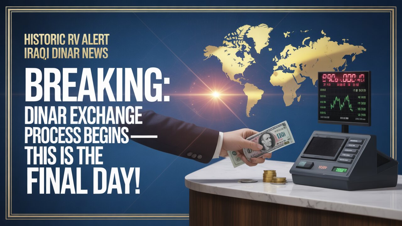 ⚠️ BREAKING Dinar Exchange Process Begins — This Is the FINAL DAY! 💵 💥 Today Iraqi Dinar News!