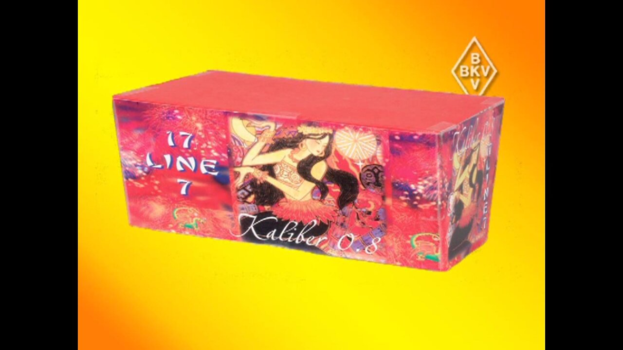 BKV - Kaliber 0.8 17 Line 7. - Vuurwerk Cake