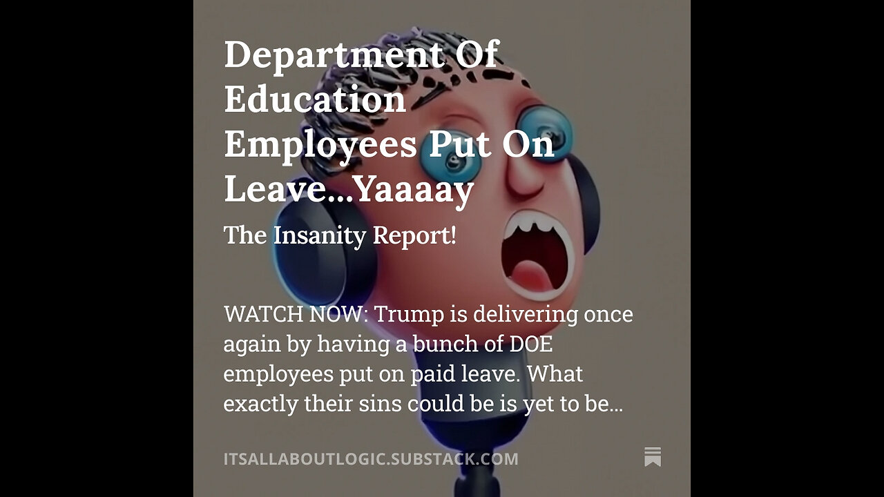 Department Of Education Employees Put On Leave...Yaaaay🥳