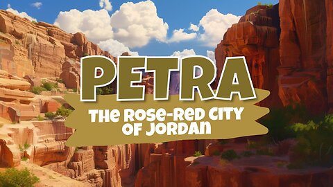 🌹 Petra: The Rose-Red City of Jordan | A Kids Learning Adventure! ✨