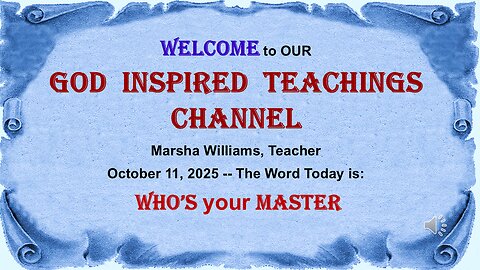 Who's Your Master?
