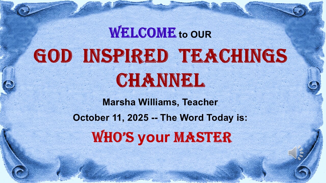 Who's Your Master?
