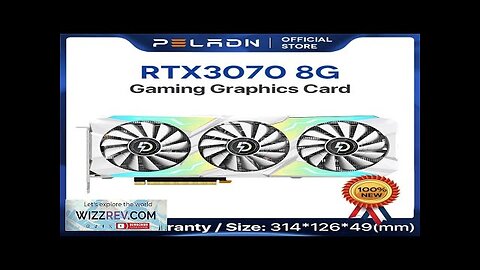 PELADN RTX 3070 8G Graphics Card GDDR6 GPU NVIDIA Computer PC PCI Review