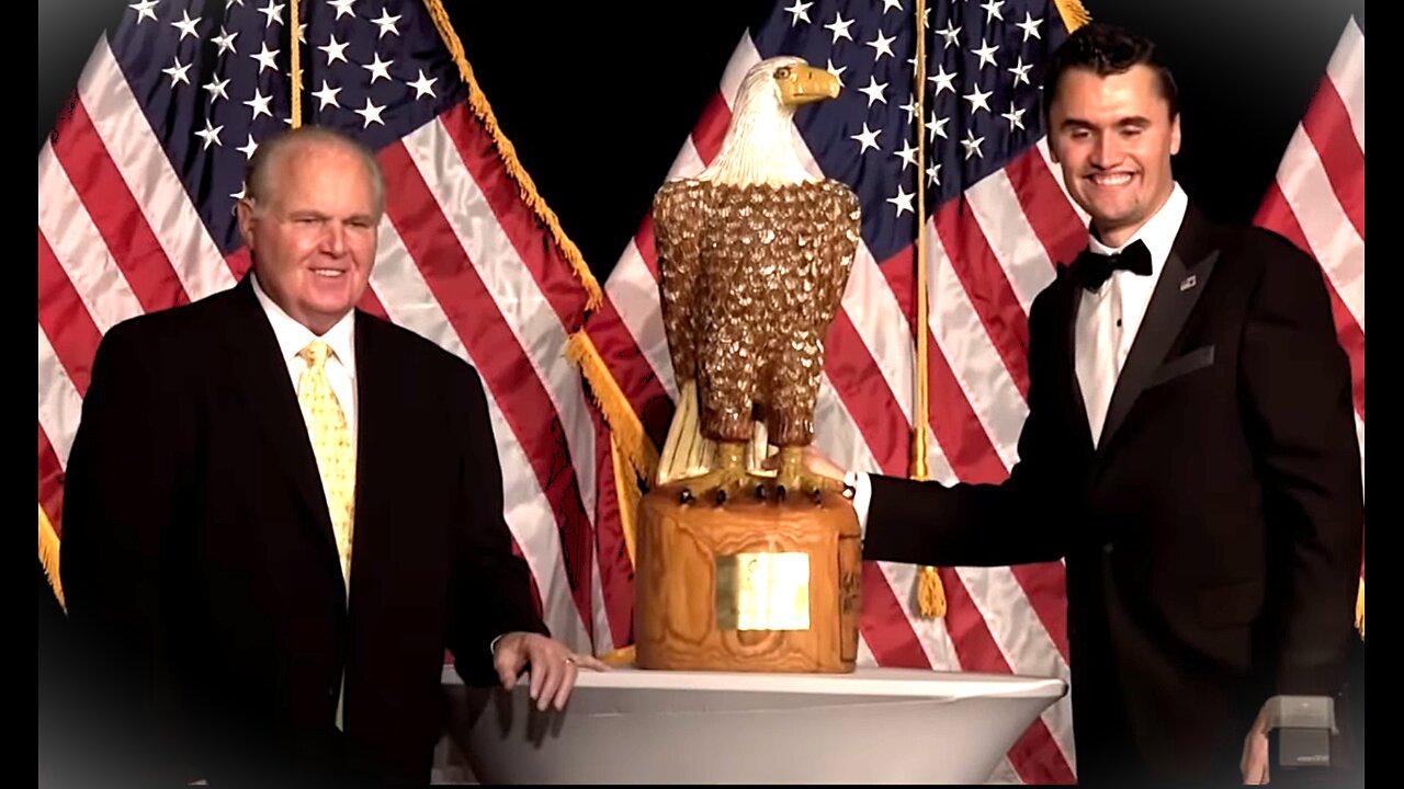 Rush Limbaugh describes Meeting Charlie Kirk the First Time.