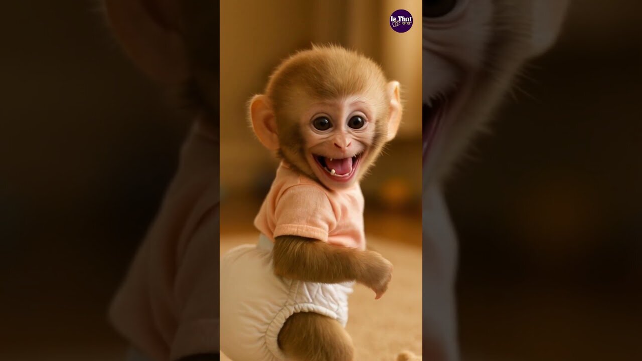 He Farted… Then Bursted Into Laughter! 😂🐒