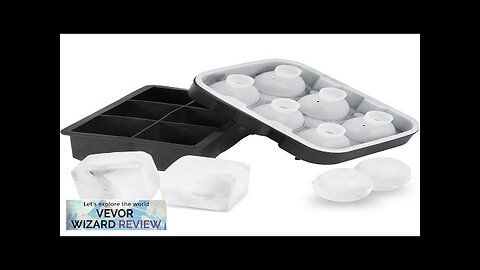 VEVOR Ice Cube Trays (Set of 2) 2-in-1 Combo with Silicone Sphere Review