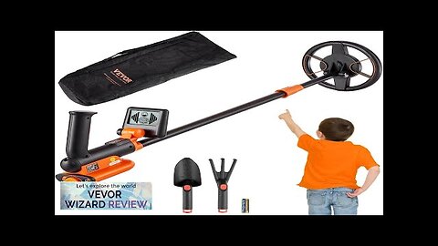 VEVOR Metal Detector for Kids 6 Inch 25''-37'' Adjustable Gold Detector IP68 Review