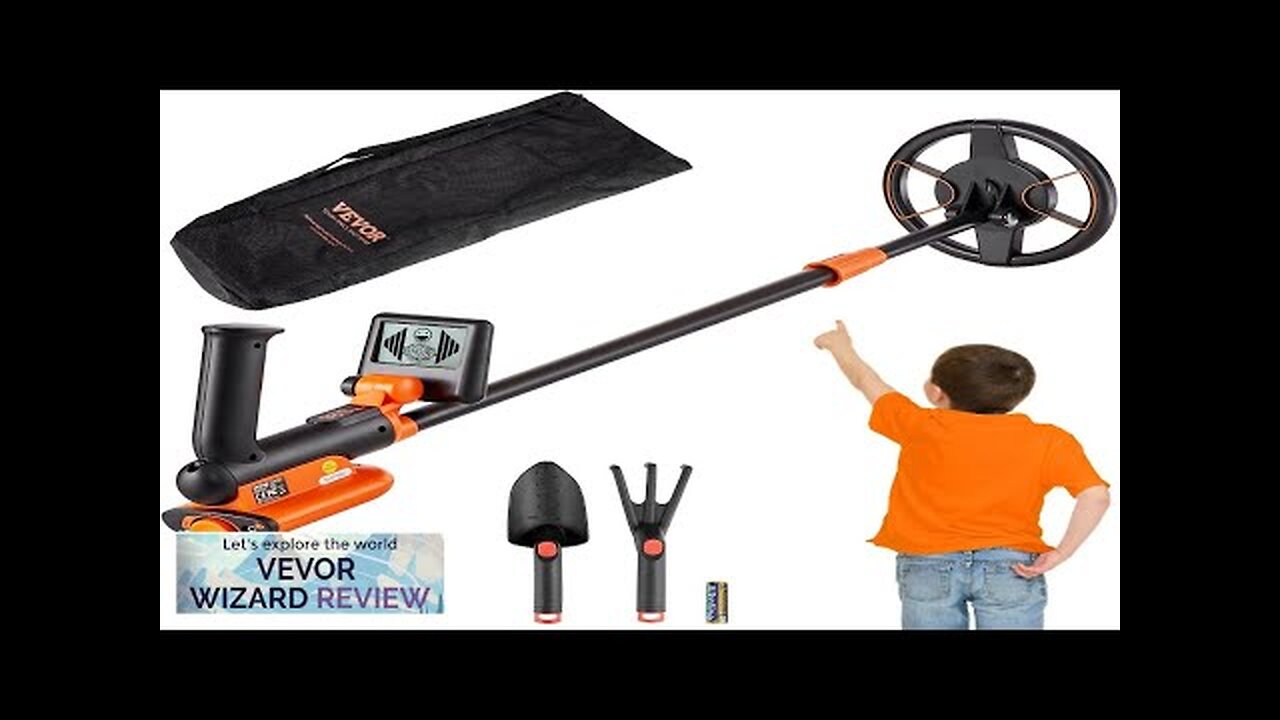 VEVOR Metal Detector for Kids 6 Inch 25''-37'' Adjustable Gold Detector IP68 Review