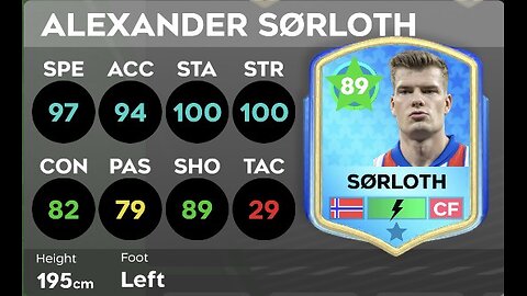 DLS25 | Sorloth Underrated 89 OVR