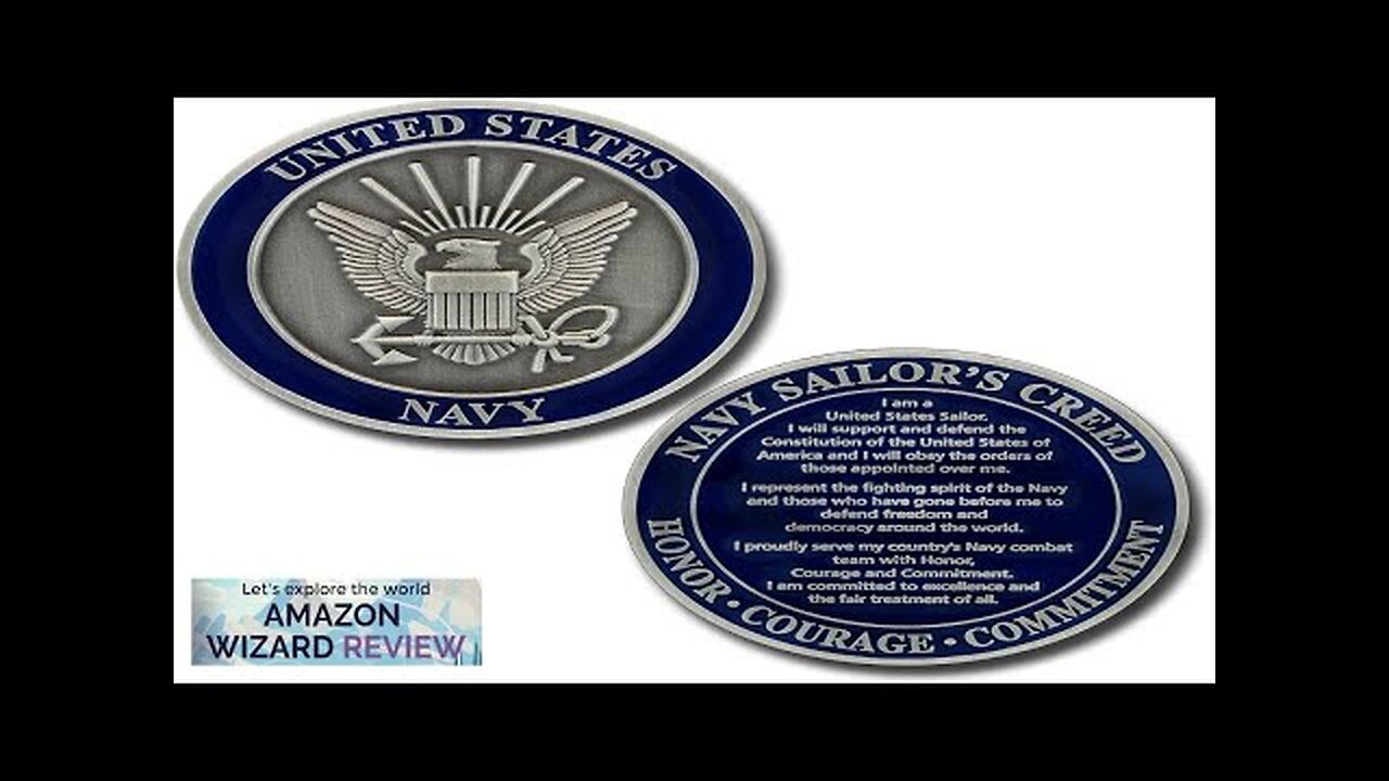 U.S. Navy Sailor's Creed Challenge Coin Review