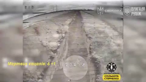 Russian Soldiers Accumulating Inside Anti-Tank Trenches