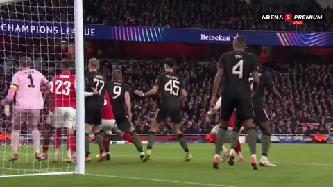 GOL ARSENAL VS BAYERN