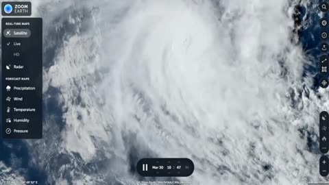 Miran Rubin - Tropical Cyclone Herman 2023 - Zoom Earth | Live Hurricane Tracker (Deo 4)