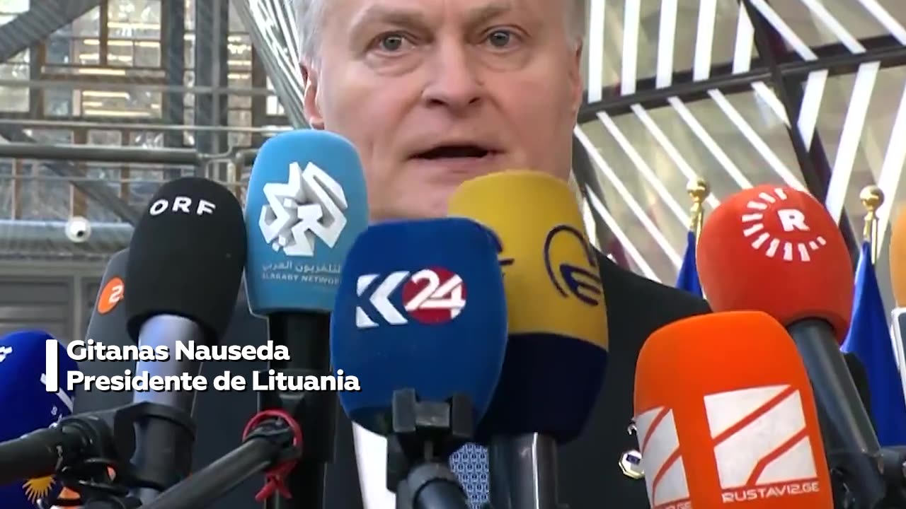 💸Presidente de Lituania llama a Europa a apoyar a Ucrania