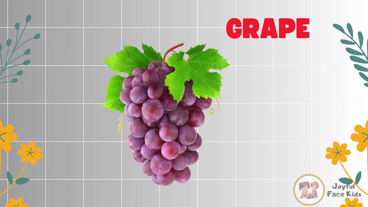 Fruits Names - Learn Fruits English Vocabulary _ Fun Way to Build Your Child's Vocabulary!