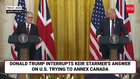 'That's Enough': Irritated Trump Interrupts Starmer & Shuts Reporter At News Conference | Watch