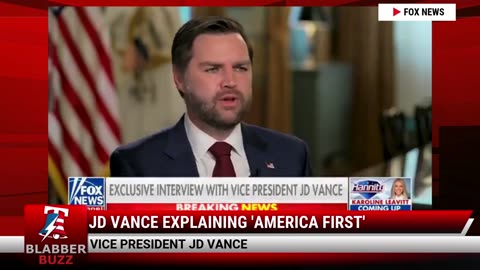 JD Vance Explaining 'America First'