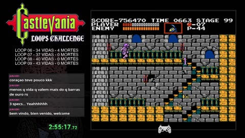 Castlevania Loop Challenge - 30 Loops - 96 Lives left - 17 Deaths